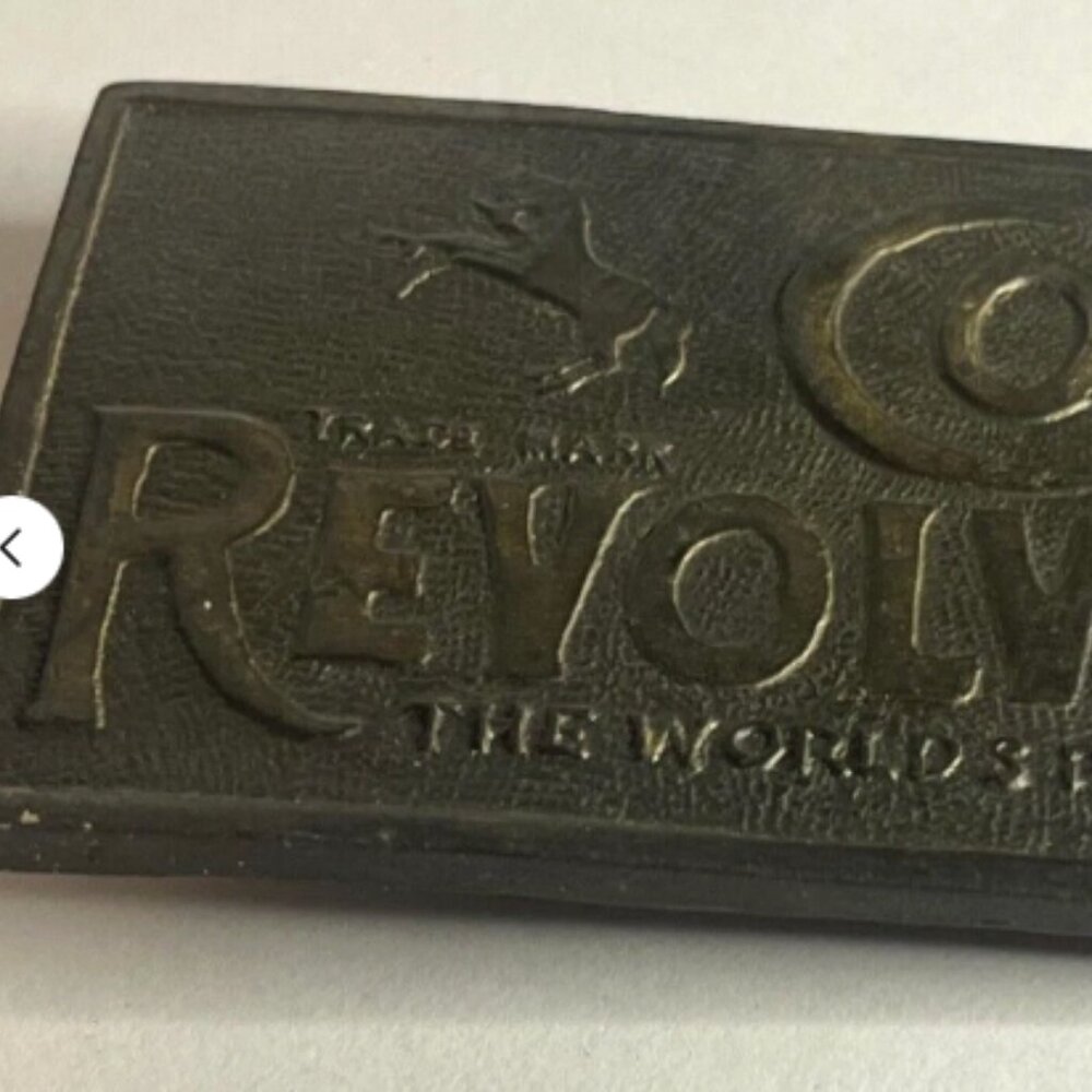 Vintage Colt Revolvers The Worlds Right Arm Belt buckle